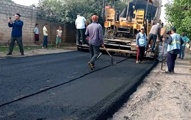 في قرية رافشانديلون جيسار، بدأت أعمال إصلاح طريق القرية بمناسبة يوم الاستقلال