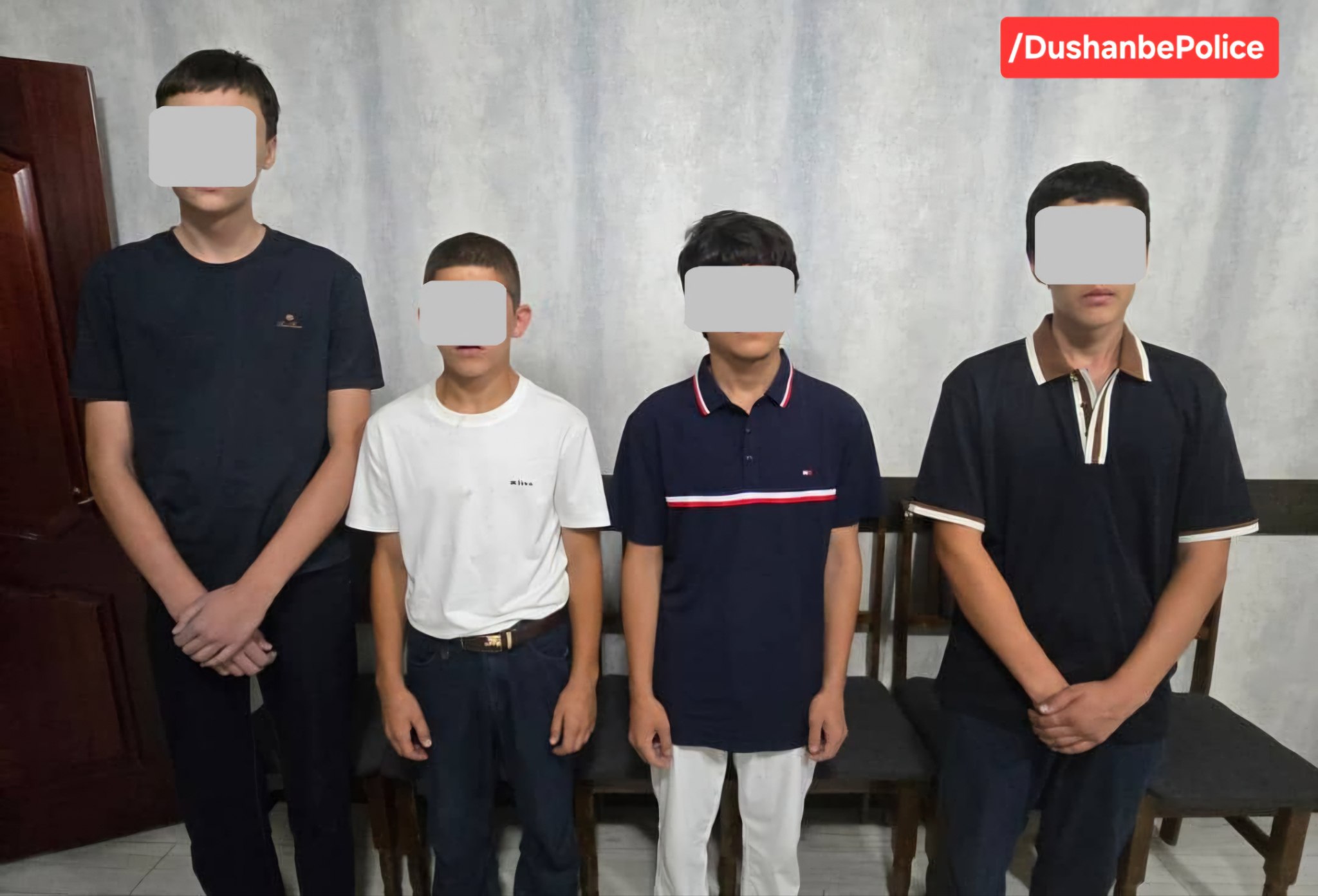 اعتقال أربعة مراهقين مشتبه بهم في سلسلة من السرقات في دوشانبي