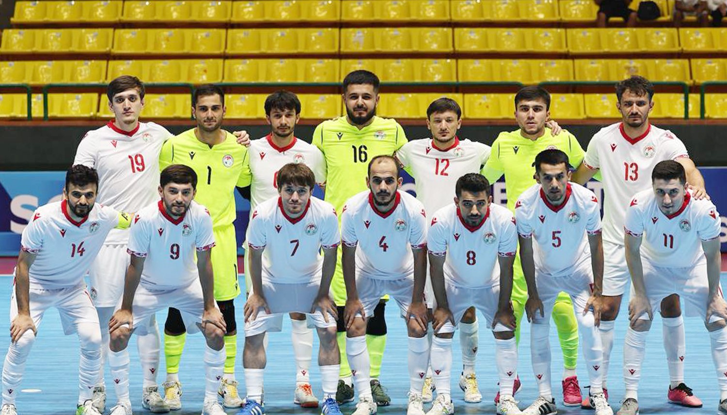 تعادل منتخب طاجيكستان لكرة الصالات مع منتخب أوزبكستان في مباراة ودية.