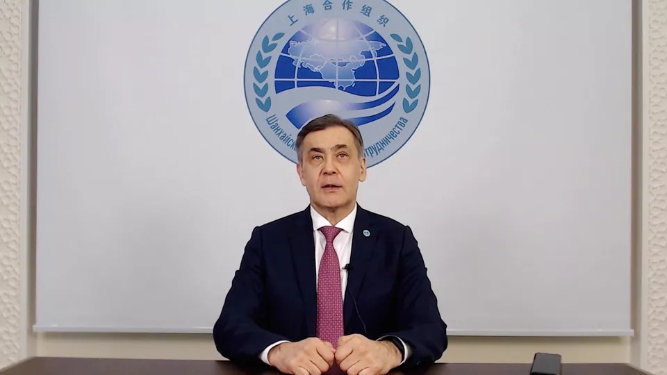 رحب الأمين العام لمنظمة شنغهاي للتعاون بالتدريب المشترك لمنظمة معاهدة الأمن الجماعي "التفاعل 2025"