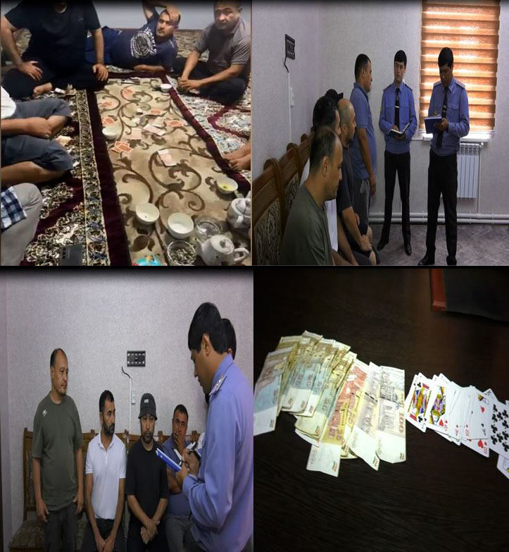 تم اعتقال ثمانية مشاركين في المقامرة غير القانونية في كانيبادام.