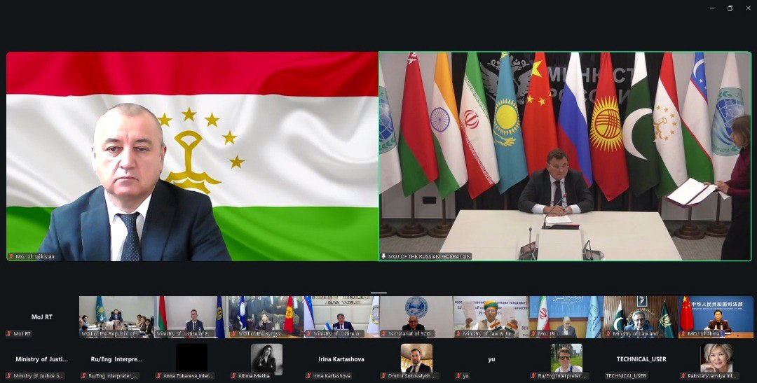 من المقرر أن تعقد المشاورات المقبلة لوزراء العدل في منظمة شنغهاي للتعاون في طاجيكستان.