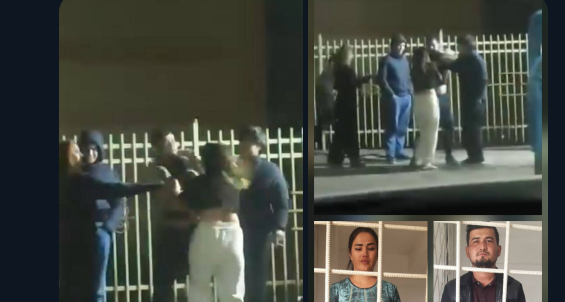 في منطقة خاتلون، وقع شجار بين شاب وفتاة وتم القبض عليهما.