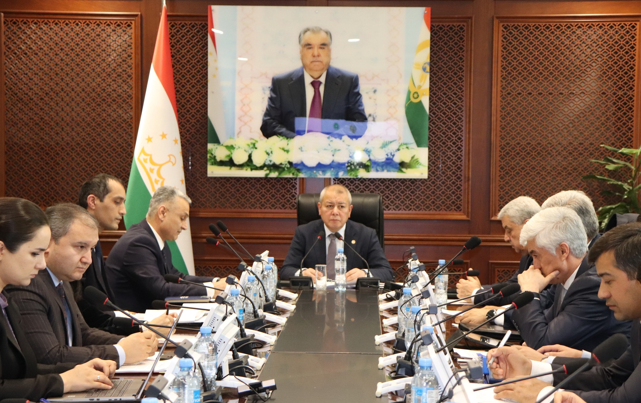 عُقد اجتماع الفريق العامل المشترك بين الإدارات المعني بالوثائق الاستراتيجية لعام 2025 في دوشانبي.