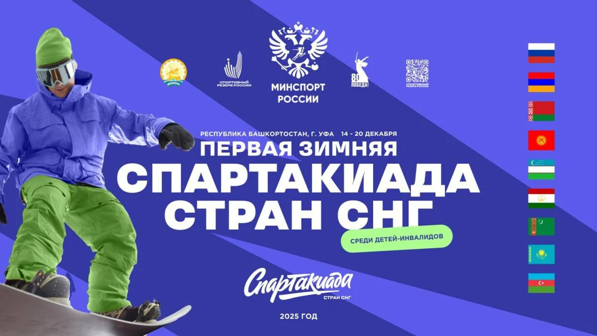 انطلقت أول دورة ألعاب سبارتاكياد الشتوية للأطفال ذوي الإعاقة في رابطة الدول المستقلة في مدينة أوفا.