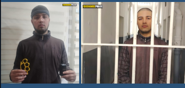 تم احتجاز أحد سكان دوشانبي البالغ من العمر 18 عاماً وبحوزته قبضة حديدية.
