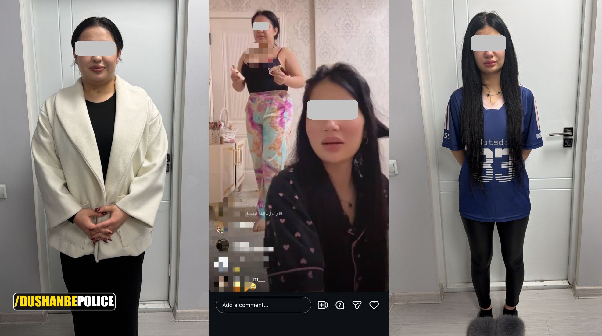 اعتقال نساء في دوشنبه بسبب بث مباشر غير أخلاقي على إنستغرام