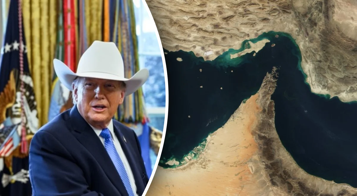 أعلن ترامب عن افتتاح مضيق هرمز.