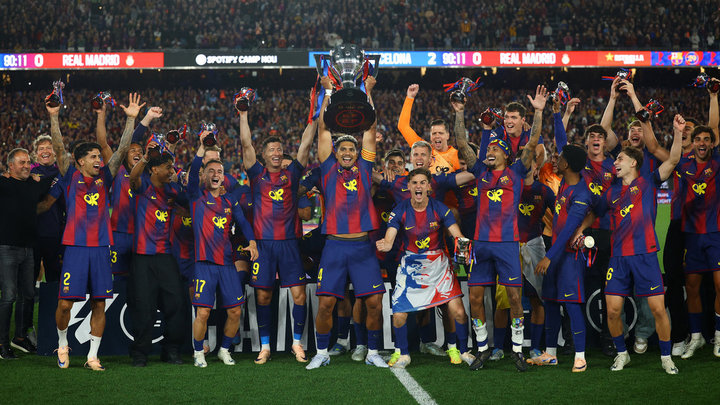 فاز برشلونة ببطولة الدوري الإسباني للمرة التاسعة والعشرين.