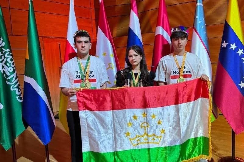 فاز طلاب المدارس الطاجيكية بجوائز في أولمبياد OIBO الدولي لعام 2026.