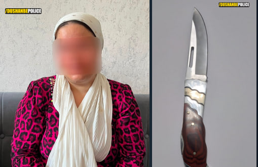 تم احتجاز امرأة في دوشانبي للاشتباه في قيامها بطعن جارتها.