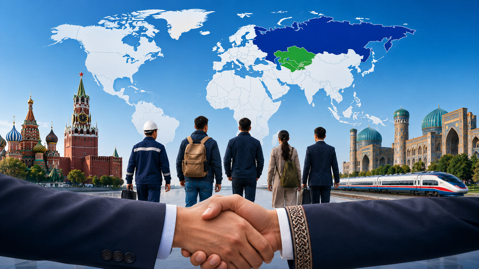 اختبار الهجرة بين روسيا وآسيا الوسطى: شراكة استراتيجية في سياق المنافسة العالمية على رأس المال البشري
