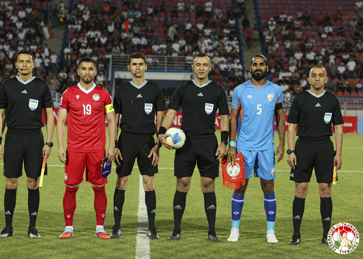 تعادل المنتخب الطاجيكي مع الهند في مباراته الودية الثانية.