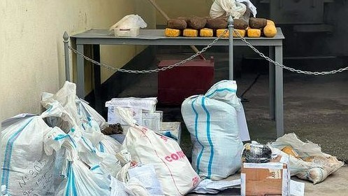تم ضبط أكثر من 1.5 طن من المخدرات على الحدود الطاجيكية الأفغانية في الأشهر الستة الأولى من العام.