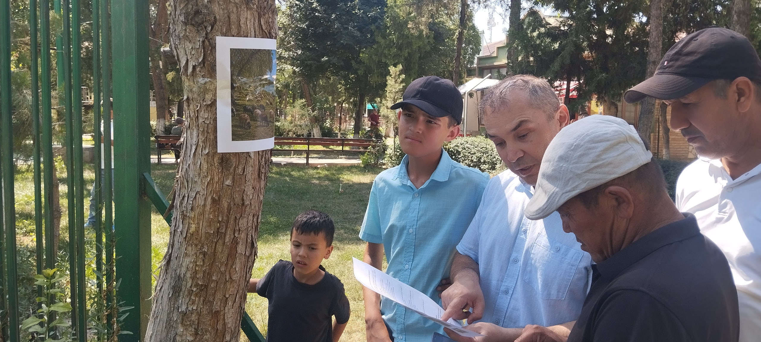يجري تطبيق نظام الدوريات الذكية في منطقة زرافشان الطبيعية.